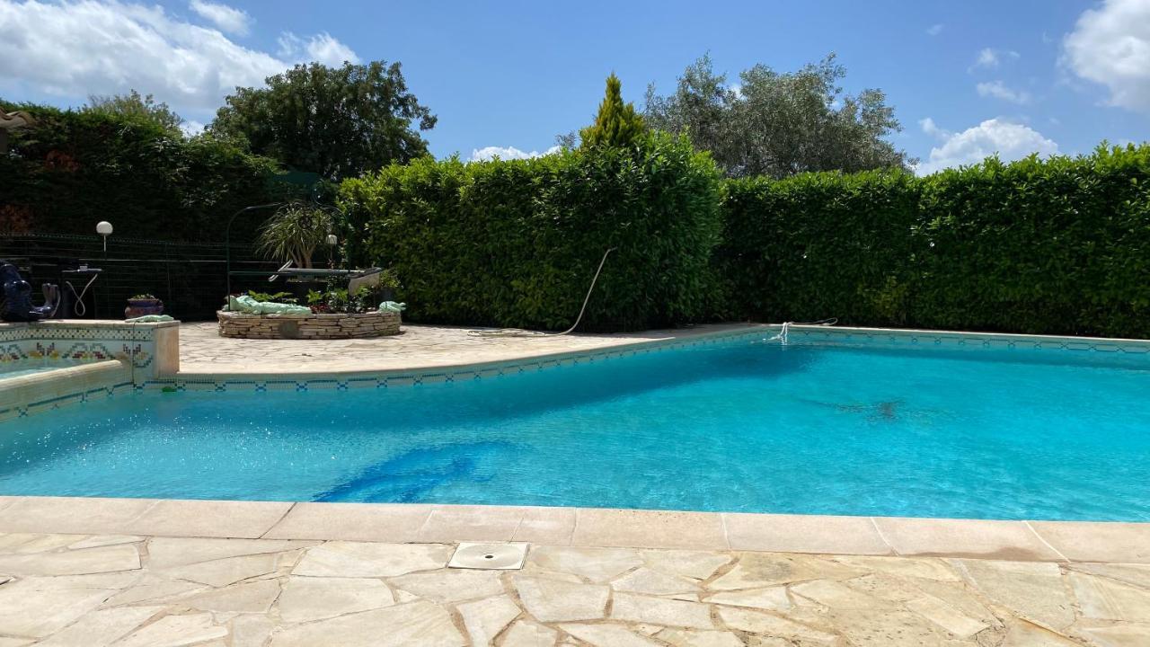 2 Pieces Rdc Villa Piscine La Roquette-sur-Siagne エクステリア 写真