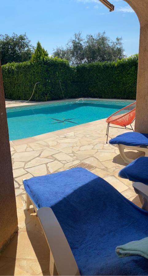 2 Pieces Rdc Villa Piscine La Roquette-sur-Siagne エクステリア 写真